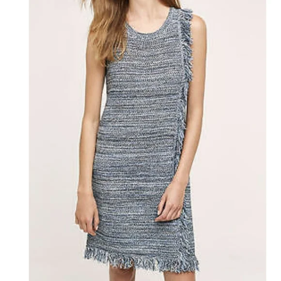 anthropologie blue sweater dress 1982 Happy Birthday Barbie (01922-82)
